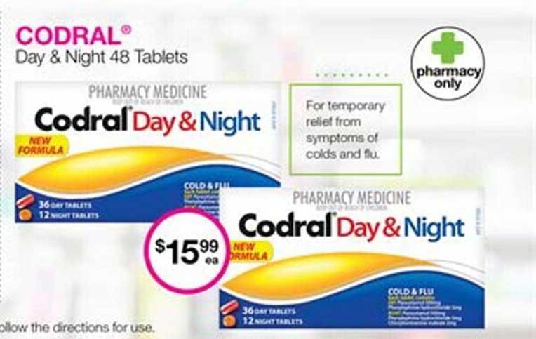 Priceline Codral Day & Night 48 Tablets