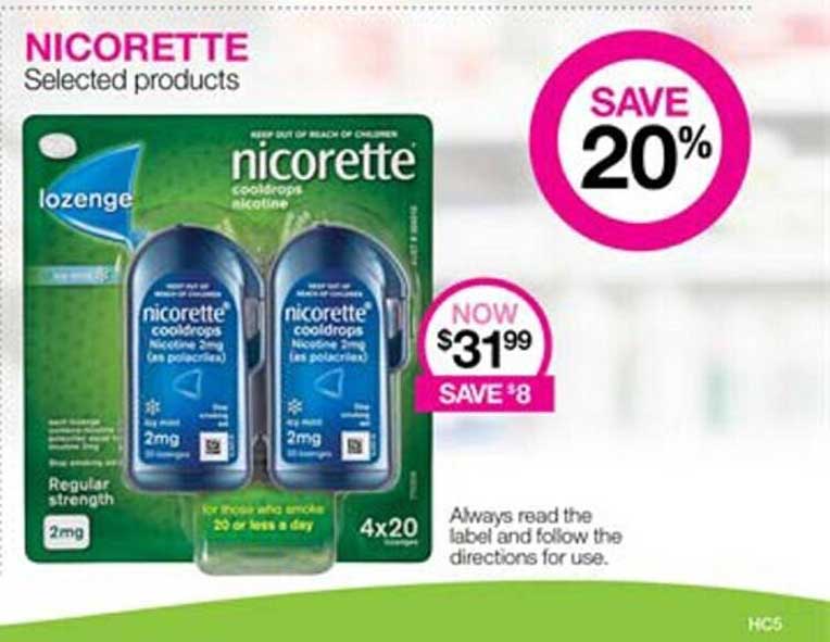 Priceline Nicorette Selected Products