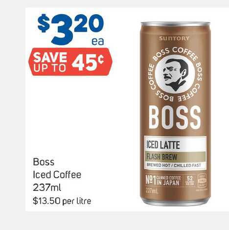 Foodland Boss Iced Coffee