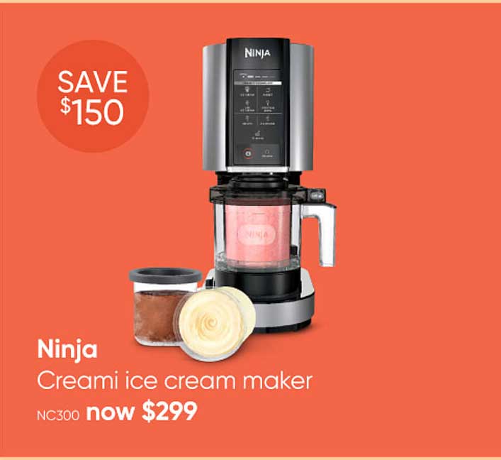 Ninja Creami Ice Cream Maker Offer at Bing Lee