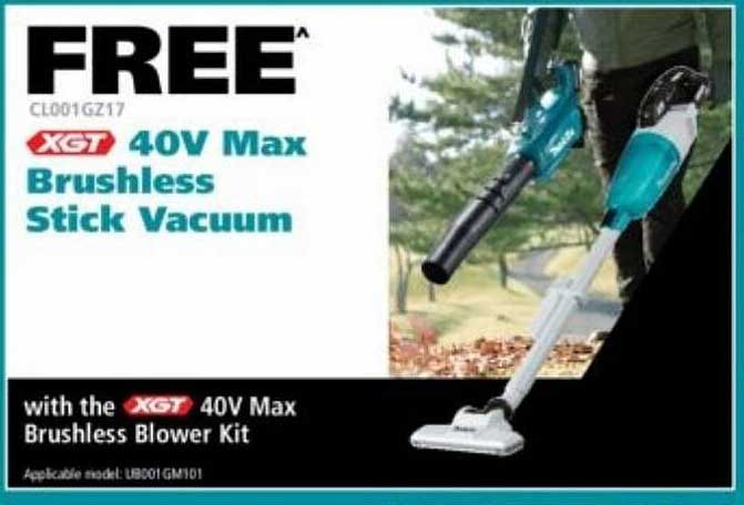 United Tools Xgt 40v Max Brushless Stick Vacuum