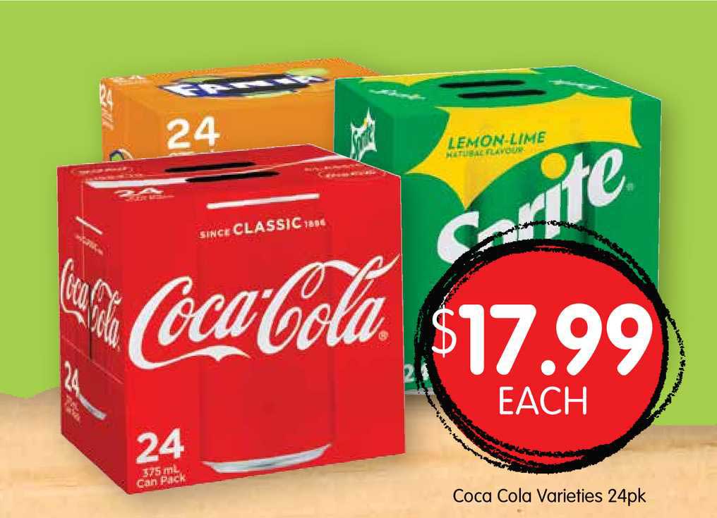 Spudshed Coca Cola Varieties 24 Pk