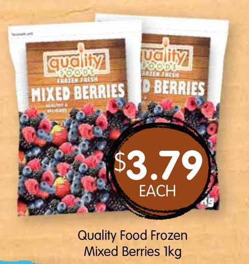 Spudshed Quality Food Frozen Mixed Berries
