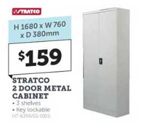 Stratco Stratco 2 Door Metal Cabinet