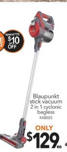 Cheap As Chips Blaupunkt Stick Vacuum 2 In 1 Cyclonic Bagless