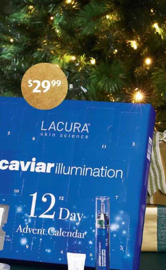 Lacura Skin Science Caviar Illumination 12 Day Advent Calendar Offer at