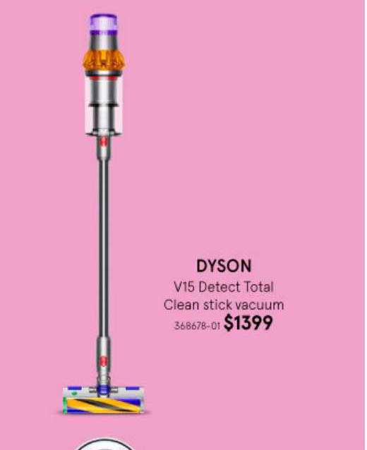 Myer Dyson V15 Detect Total Clean Stick Vacuum