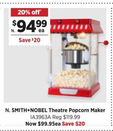 Harris Scarfe Smith+Nobel Theatre Popcorn Maker IA3963A