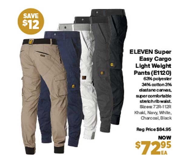 Eleven Super Easy Cargo Light Weight Pants Offer at RSEA - 1Catalogue ...
