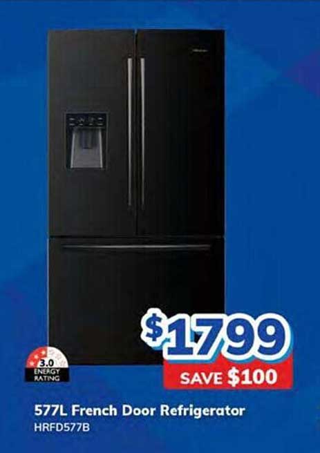 Bi Rite 577l French Door Refrigerator Hrfd577b
