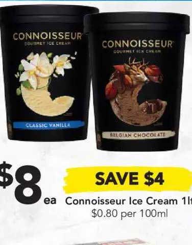 Drakes Connoisseur Ice Cream