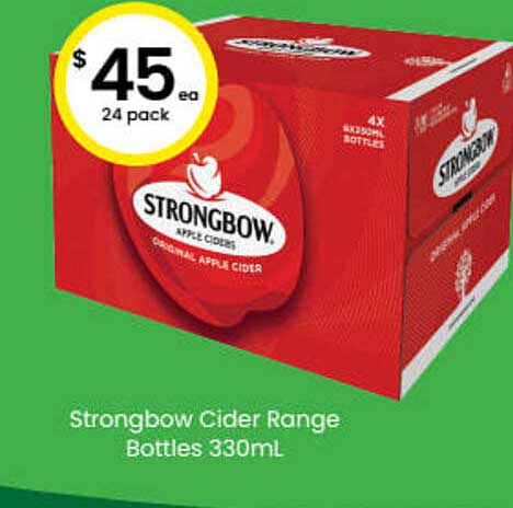 The Bottle-O Strongbow Cider Range