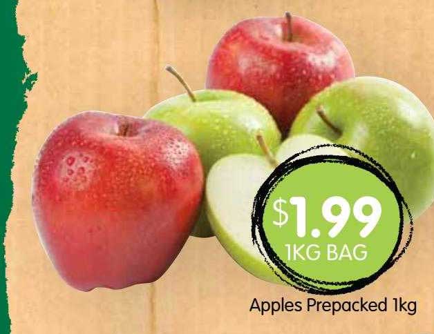 Spudshed Apples Prepacked 1kg