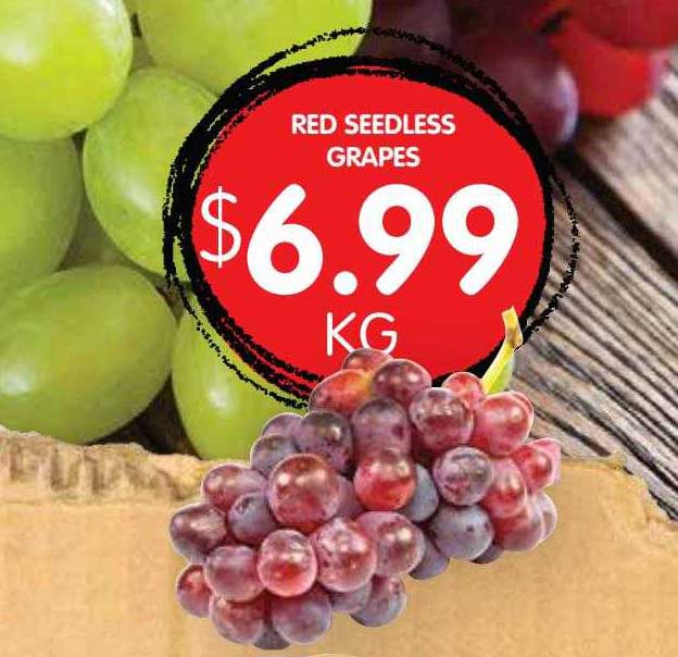 Spudshed Red Seedless Grapes