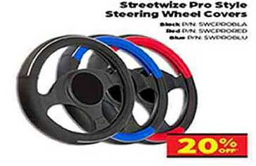 Autopro Streetwize Pro Style Steering Wheel Covers