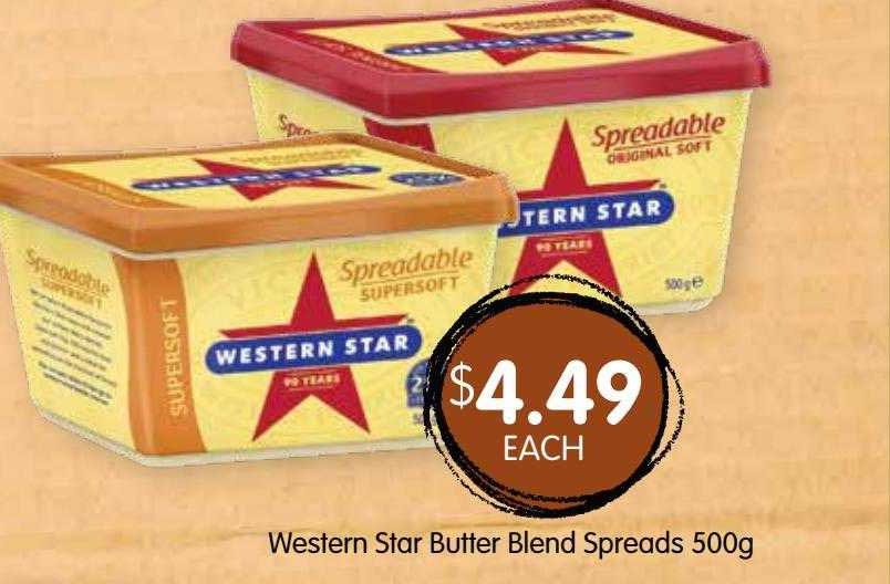 Spudshed Western Star Butter Blend Spreads 500g