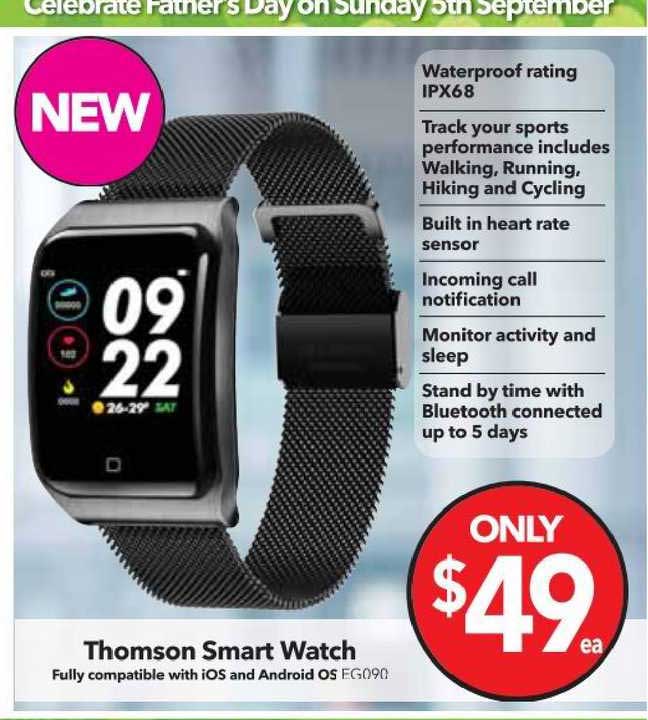 Cheap As Chips Thomson Smart Watch