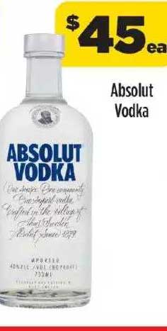 Liquorland Absolut Vodka