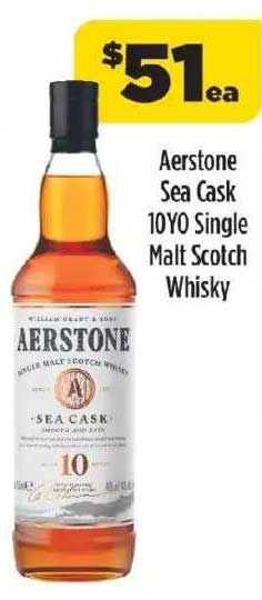 Liquorland Aerstone Sea Cask 10YO Single Malt Scotch Whisky
