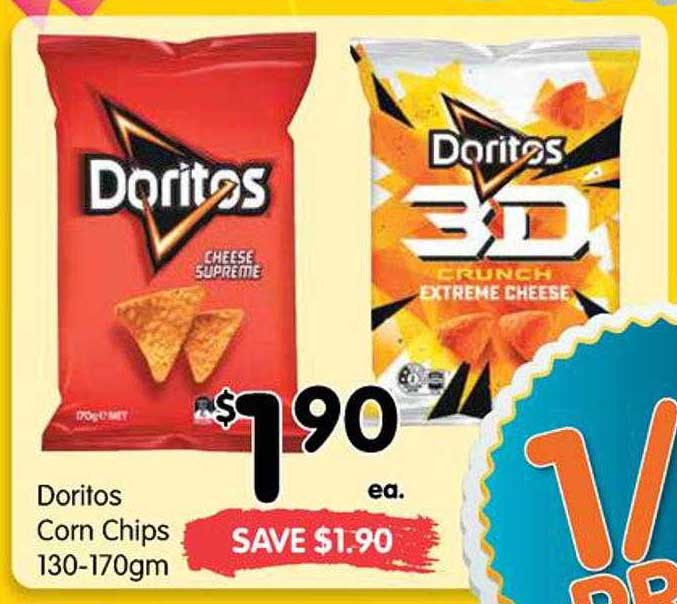 Doritos Corn Chips 130-170gm Offer at SPAR