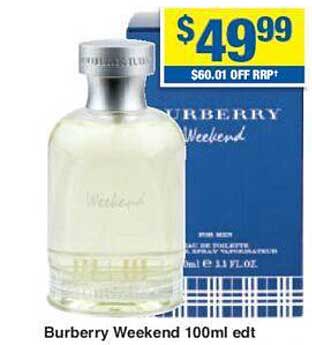 Burberry Weekend 100ml Edt Offer at My Chemist