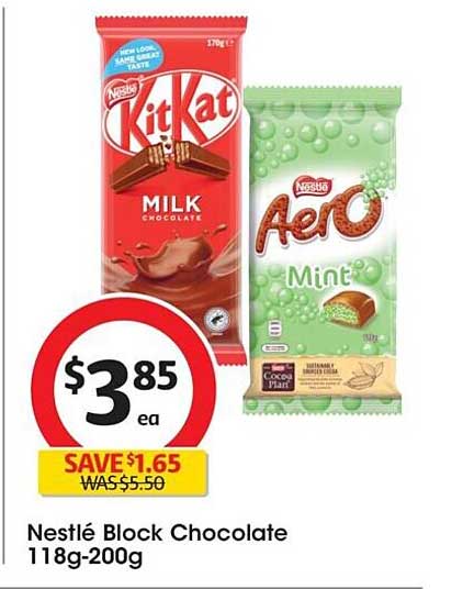 Nestlé Block Chocolate Offer at Coles - 1Catalogue.com.au