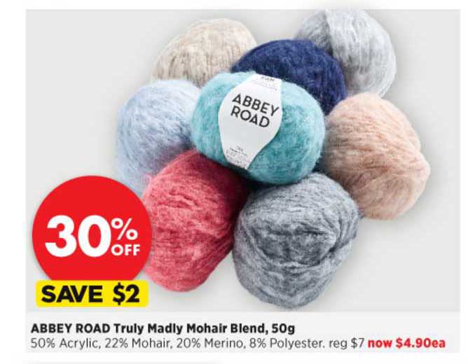 Spotlight Abbey Road Truly Madly Mohair Blend , 50g