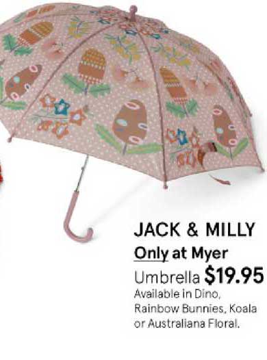 Myer Jack & Milly Only At Myer Umbrella