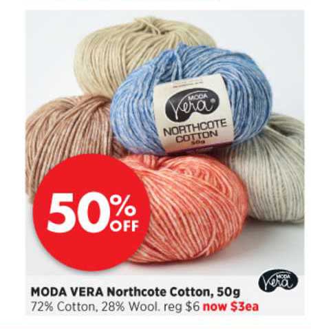 Spotlight Moda Vera Northcote Cotton , 50g