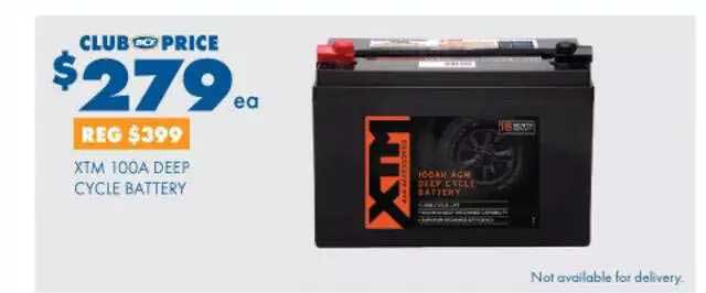 BCF Xtm 100a Deep Cycle Battery