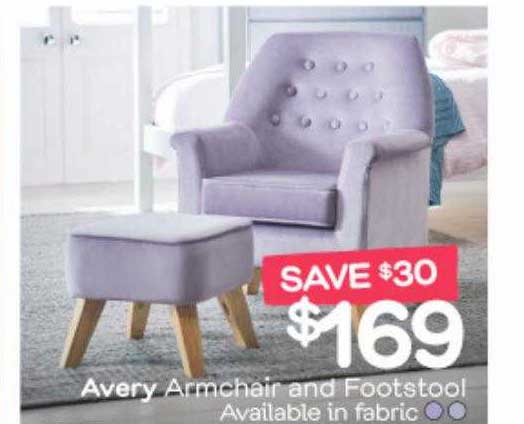 Fantastic Furniture Avery Armchair And Footstool