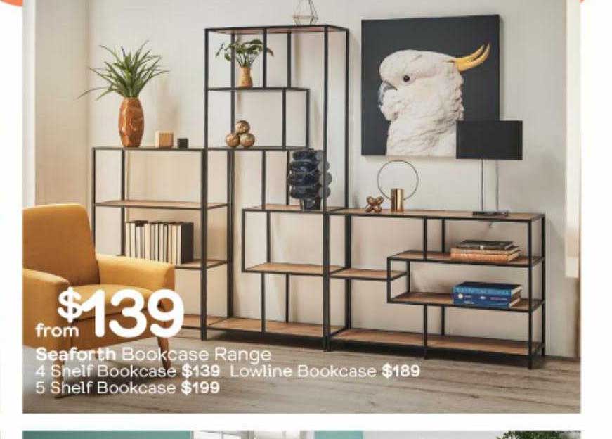 Fantastic Furniture Seaforth Bookcase Range