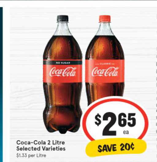 IGA Coca-Cola 2 Litre