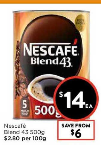 FoodWorks Nescafé Blend 43