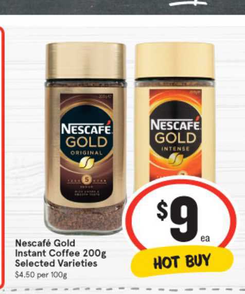 IGA Nescafé Gold Instant Coffee 200g