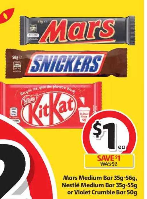 Mars, Snickers, Kitkat Offer at Coles