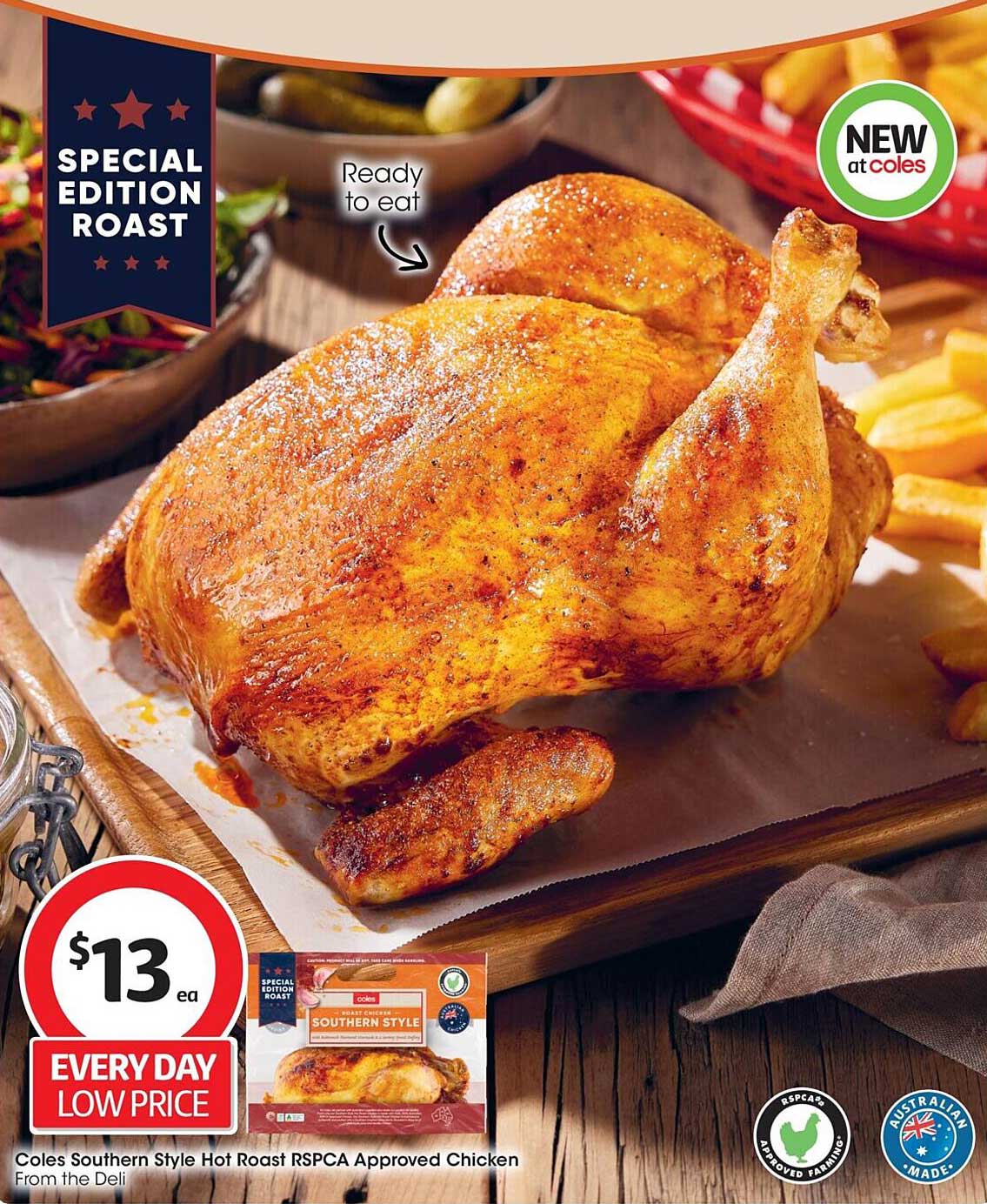 Coles Southern Style Hot Roast Rspca Approved Chicken Offer at Coles ...