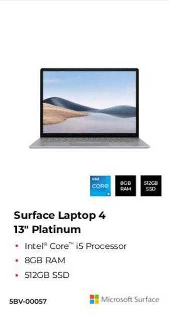 Leading Edge Computers Surface Laptop 4 13