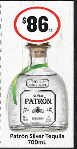 Patron Silver Tequila Offer at IGA