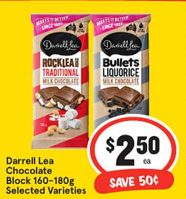 IGA Darrell Lea Chocolate Block
