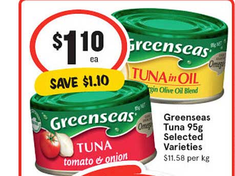 IGA Greenseas Tuna