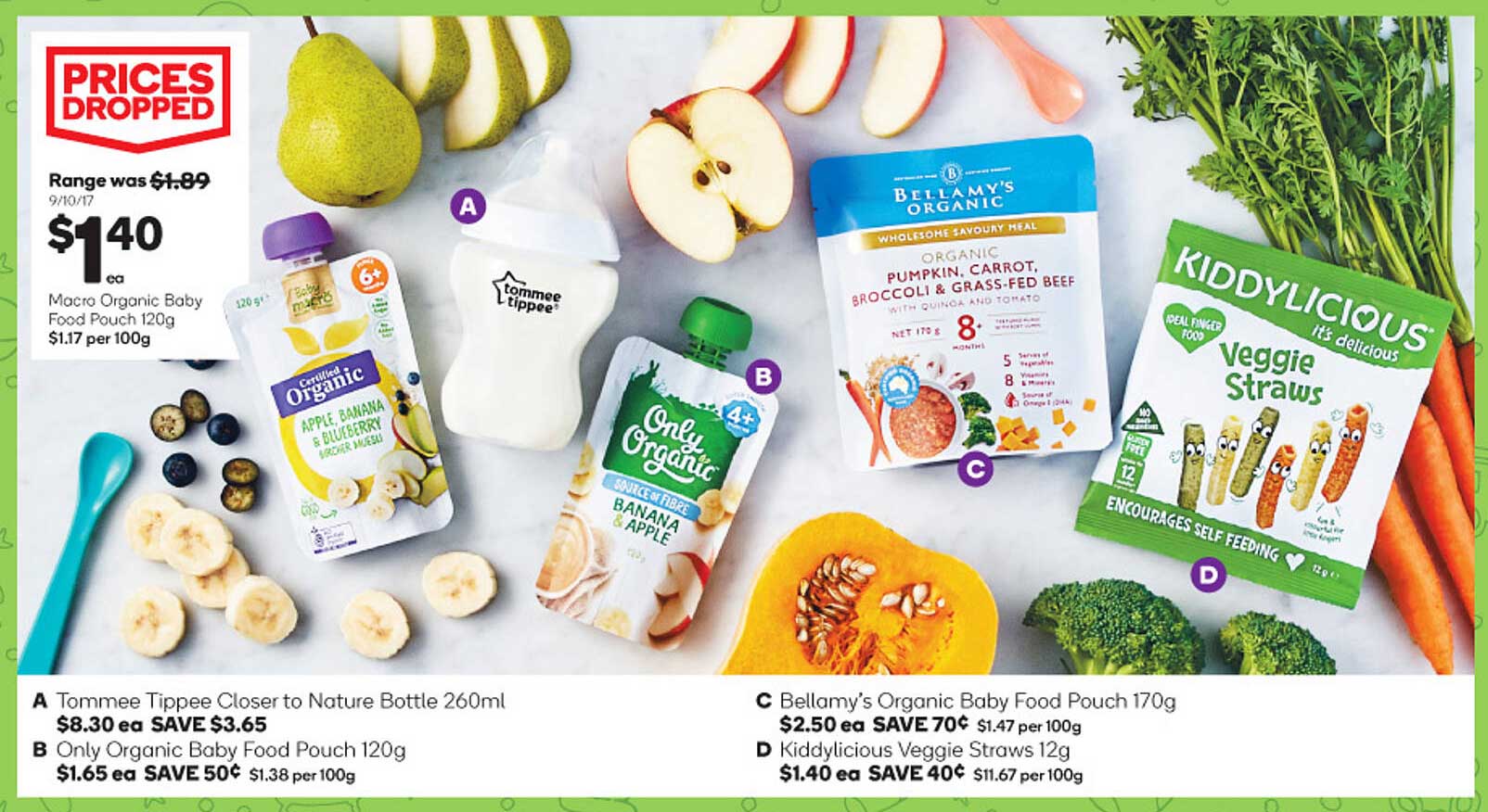 Woolworths Macro Organic Baby Food Pouch