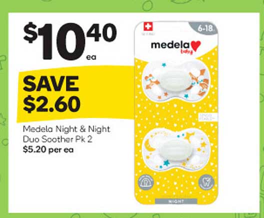 Woolworths Medala Night & Night Duo Soother