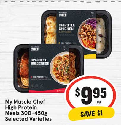 IGA My Muscle Chef High Protein Meals