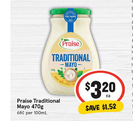 IGA Praise Traditional Mayo