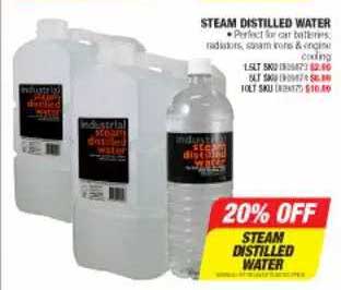 Autobarn Steam Distilled Water
