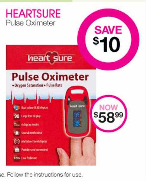 Priceline Heartsure Pulse Oximeter