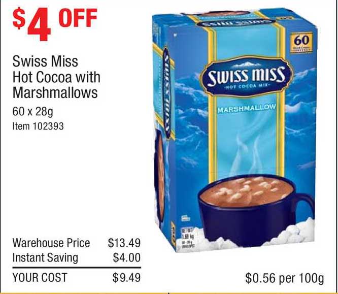 Costco Swiss Miss Hot Cocoa With Marshmallows