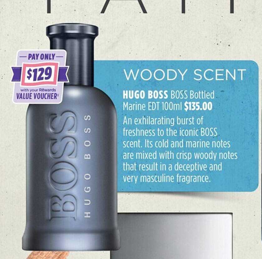 Hugo Boss Boss Bottled Marine Edt Offer at Wizard Pharmacy - 1Catalogue ...