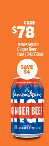 James Squire Ginger Beer Offer at Woolworths - 1Catalogue.com.au